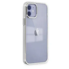 Newface Iphone 12 Kılıf Element Silikon - Gümüş
