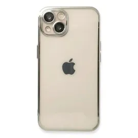 Newface Iphone 13 Kılıf Razer Lensli Silikon - Gümüş