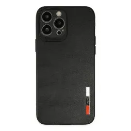 Newface Iphone 13 Pro Kılıf Loop Deri Silikon - Siyah