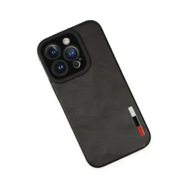Newface Iphone 14 Pro Kılıf Loop Deri Silikon - Siyah