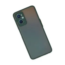 Newface Oppo A96 Kılıf Montreal Silikon Kapak - Yeşil