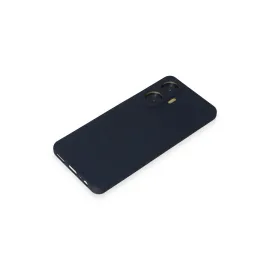 Newface Realme C55 Kılıf Nano Içi Kadife Silikon - Lacivert