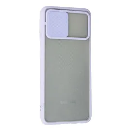 Newface Samsung Galaxy A02 Kılıf Palm Buzlu Kamera Sürgülü Silikon - Lila