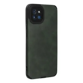 Newface Samsung Galaxy A03 Kılıf Loop Deri Silikon - Yeşil