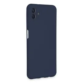 Newface Samsung Galaxy A04E Kılıf Nano Içi Kadife Silikon - Lacivert