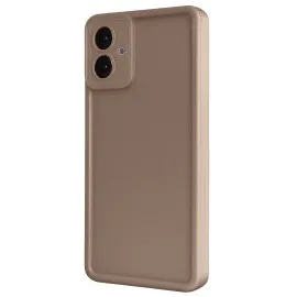 Newface Samsung Galaxy A07 Viera Silikon - Kahverengi