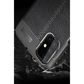 Newface Samsung Galaxy M31S Kılıf Auto Focus Kapak - Kırmızı
