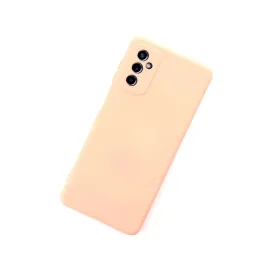 Newface Samsung Galaxy M52 5G Kılıf Nano Içi Kadife Silikon - Pudra