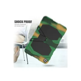 Newface Samsung Galaxy T510 Tab A 10.1 Kılıf Griffin Tablet Kapak - Kamuflaj