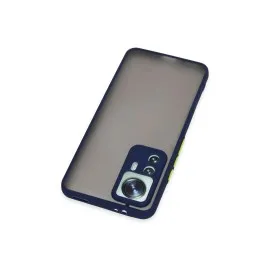 Newface Xiaomi Mi 12T Pro Kılıf Montreal Silikon Kapak - Lacivert