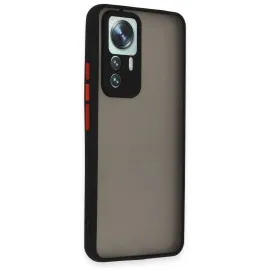 Newface Xiaomi Mi 12T Pro Kılıf Montreal Silikon Kapak - Siyah