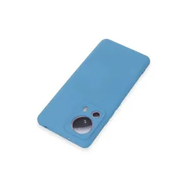 Newface Xiaomi Mi 13 Lite Kılıf Nano Içi Kadife Silikon - Mavi