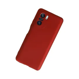 Newface Xiaomi Poco F3 Kılıf First Silikon - Kırmızı