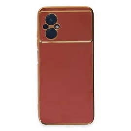 Newface Xiaomi Poco M5 Kılıf Volet Silikon - Kırmızı