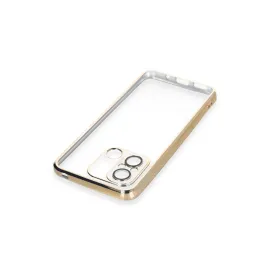 Newface Xiaomi Redmi 12C Kılıf Razer Lensli Silikon - Gold