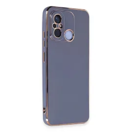 Newface Xiaomi Redmi 12C Kılıf Volet Silikon - Mavi