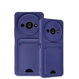 Newface Xiaomi Redmi A3 4G Kılıf Kelvin Kartvizitli Silikon - Lacivert