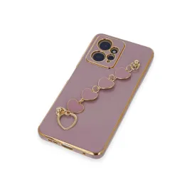 Newface Xiaomi Redmi Note 12 4G Kılıf Esila Silikon - Mor