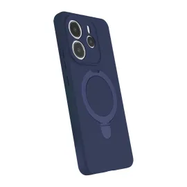 Newface Xiaomi Redmi Note 14 4G Regal Magsafe Standlı Kapak - Lacivert