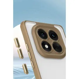 Newface Xiaomi Redmi Note 14 Pro Plus Kılıf Penta Silikon Kılıf - Çöl Titanyum