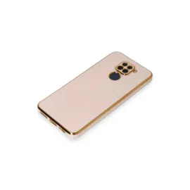 Newface Xiaomi Redmi Note 9 Kılıf Volet Silikon - Pembe