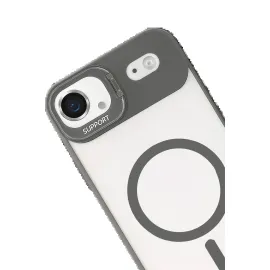 Joko Apple Iphone 17 Air Remim Lensli Magsafe Standlı Kapak - Titan Gri