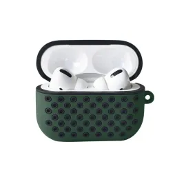 Newface Airpods Pro 2 (2.nesil) Spor Delikli Kılıf - Haki Yeşil-Siyah