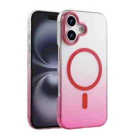 Newface Apple Iphone 16 Glossy Magsafe Kapak - Pembe