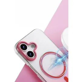 Newface Apple Iphone 16 Glossy Magsafe Kapak - Siyah