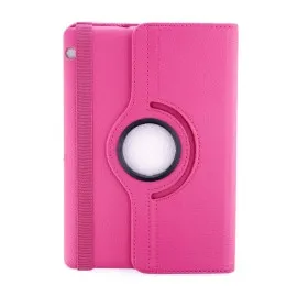 Newface Huawei Mediapad T3 10 / 9.6 Kılıf 360 Tablet Deri Kılıf - Pembe