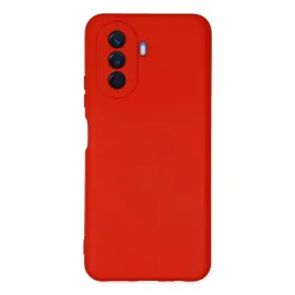 Newface Huawei Nova Y70 Kılıf Nano Içi Kadife Silikon - Kırmızı