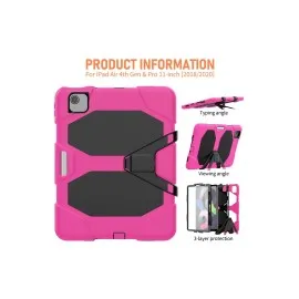 Newface Ipad Pro 11 (2020) Kılıf Griffin Tablet Kapak - Pembe