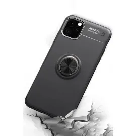 Newface Iphone 11 Pro Kılıf Range Yüzüklü Silikon - Mavi