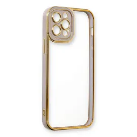 Newface Iphone 12 Pro Kılıf Liva Lens Silikon - Lila