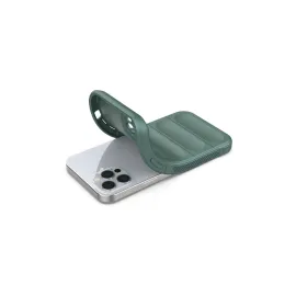 Newface Iphone 12 Pro Kılıf Optimum Silikon - Koyu Yeşil