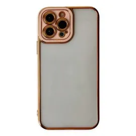 Newface Iphone 13 Pro Kılıf Liva Lens Silikon - Rose