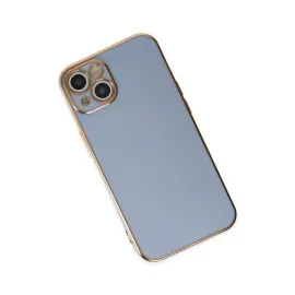 Newface Iphone 14 Kılıf Volet Silikon - Mavi