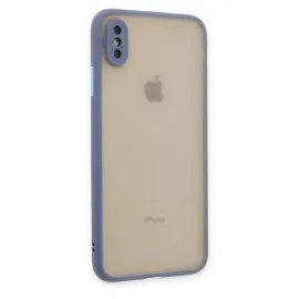 Newface Iphone X Kılıf Montreal Silikon Kapak - Gri