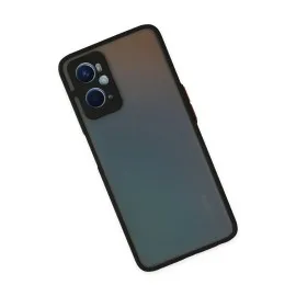 Newface Oppo A96 Kılıf Montreal Silikon Kapak - Siyah