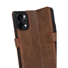 Newface Oppo Reno 14 Trend S Plus Kapaklı Kılıf - Taba