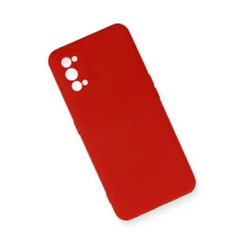 Newface Realme 7 Pro Kılıf Nano Içi Kadife Silikon - Kırmızı
