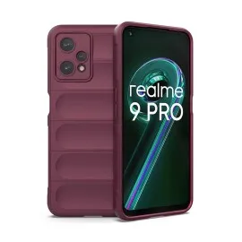 Newface Realme 9 Pro 5G Kılıf Optimum Silikon - Bordo