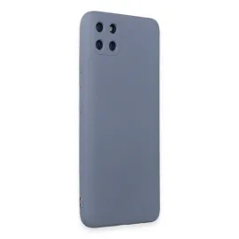 Newface Realme C11 Kılıf Nano Içi Kadife Silikon - Gri