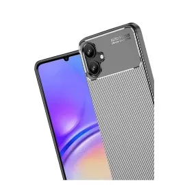 Newface Samsung Galaxy A06 Kılıf Auto Focus Karbon Kapak - Gri
