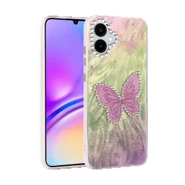 Newface Samsung Galaxy A06 Kılıf Blade Aynalı Desenli Kapak - Desen 5