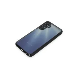 Newface Samsung Galaxy A25 5G Kılıf Razer Lensli Silikon - Siyah