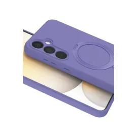Newface Samsung Galaxy A25 5G Regal Magsafe Standlı Kapak - Lila