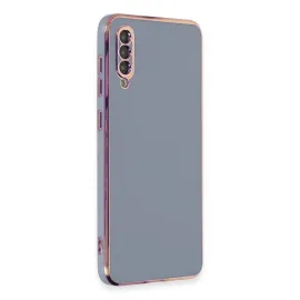 Newface Samsung Galaxy A50 Kılıf Volet Silikon - Mavi