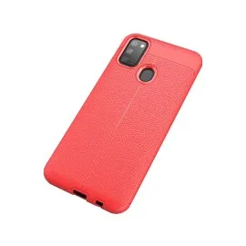 Newface Samsung Galaxy M30S Kılıf Auto Focus Kapak - Kırmızı