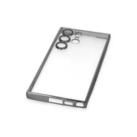 Newface Samsung Galaxy S24 Ultra Kılıf Razer Lensli Silikon - Yeşil